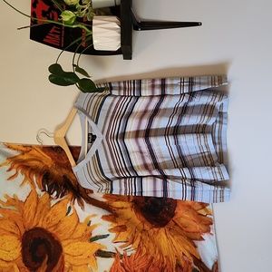 Rafaella Womens sweater Multicolored Striped Size 1X